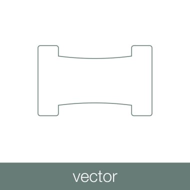 Barikat simgesini sıraya dizin. Düz biçim tasarım resimleme simgesini kavra.