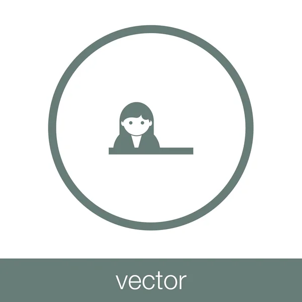 Hírek Ikon Koncepció Lapos Stílusú Design Illusztráció Ikon — Stock Vector