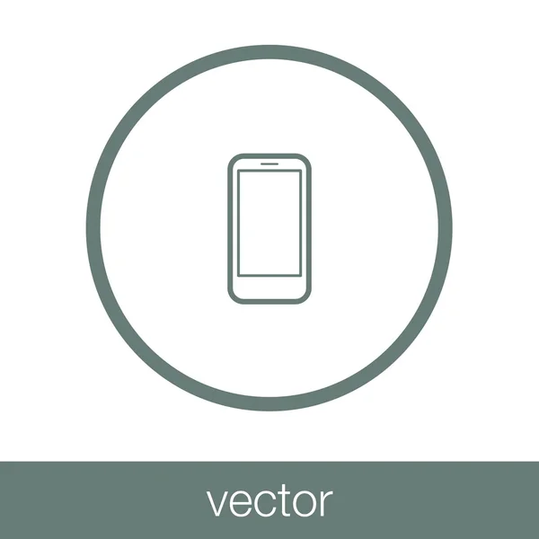 Telefon Symbol Telekommunikationsikone Konzept Flacher Stil Design Illustration Symbol — Stockvektor