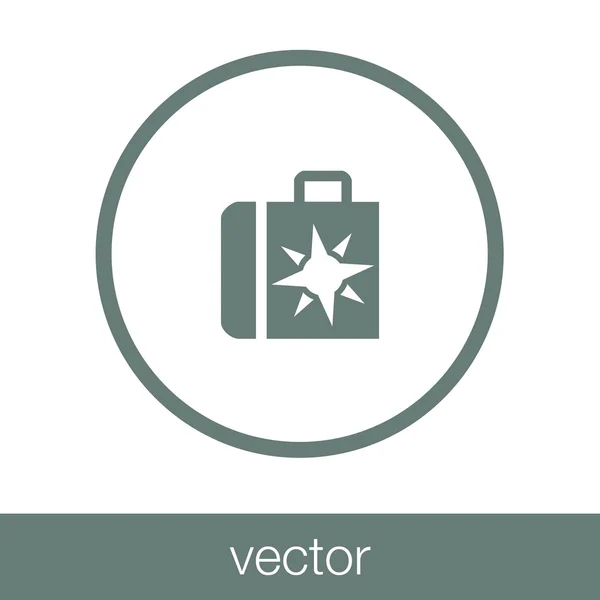Compass Icon Navigation Icon Travel Icon Survive Icon Concept Flat — Stock Vector