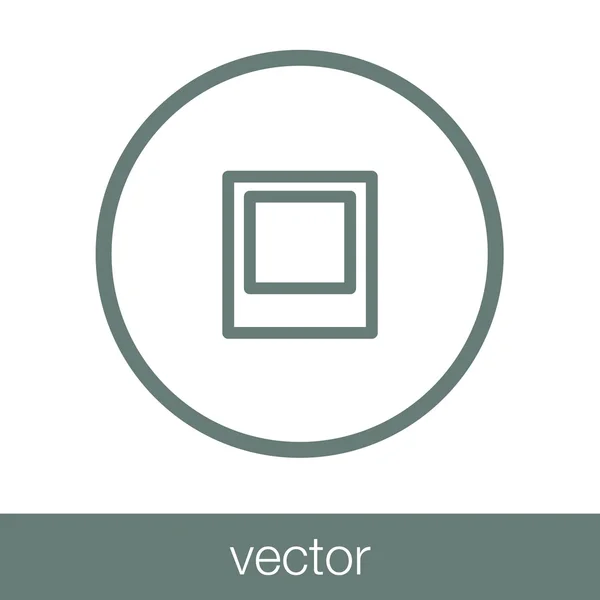 Bild Symbol Bild Symbol Konzept Flacher Stil Design Illustration Symbol — Stockvektor