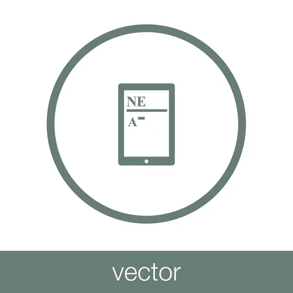 Icono Noticias Icono Ilustración Diseño Estilo Plano Concepto — Vector de stock