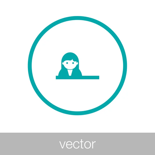 News Icon Concept Flat Style Design Illustration Icon — Stock Vector