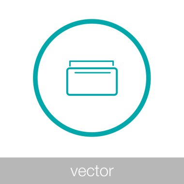 Radyo ikonu. Düz biçim tasarım resimleme simgesini kavra.