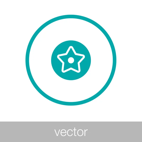 Auszeichnungssymbol Konzept Flacher Stil Design Illustration Symbol — Stockvektor