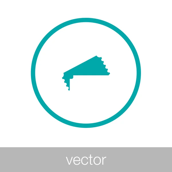 Ticketsymbol Konzept Flacher Stil Design Illustration Symbol — Stockvektor