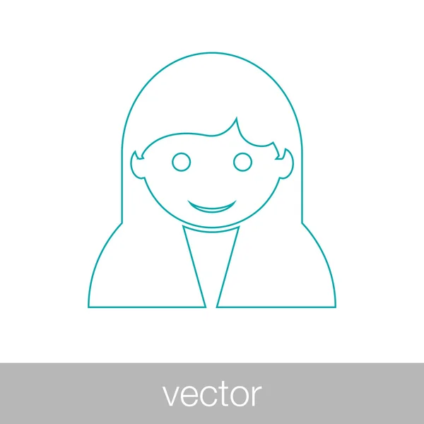 Ícone Avatar Ícone Conceito Silhueta Perfil Pessoas Concept Ícone Ilustração — Vetor de Stock