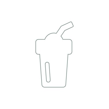 İçki ikonunu kaldır. Düz biçim tasarım resimleme simgesini kavra.