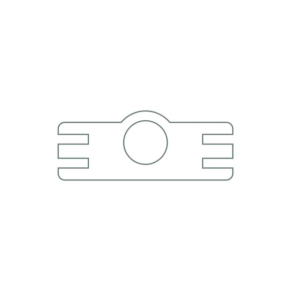 Projektor Symbol Konzept Flacher Stil Design Illustration Symbol — Stockfoto