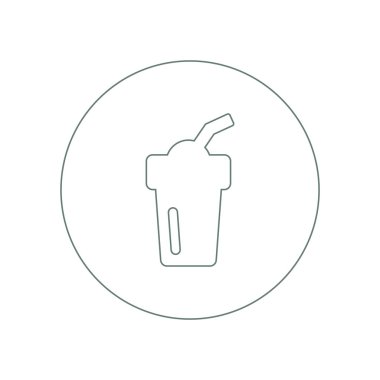 İçki ikonunu kaldır. Düz biçim tasarım resimleme simgesini kavra.