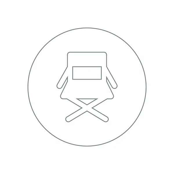 Director's chair icon. Chair icon. Concept flat style design illustration icon.