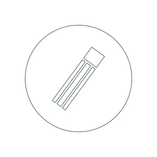 Ikona Ołówka Koncepcja Płaski Styl Projekt Ikona Ilustracji — Zdjęcie stockowe