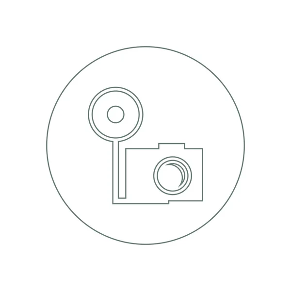 Kameraikonen Begreppet Platt Stil Design Illustration Ikon — Stockfoto