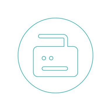 Radyo ikonu. Düz biçim tasarım resimleme simgesini kavra.