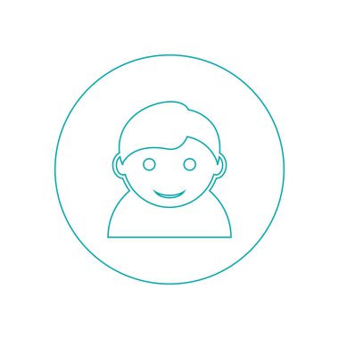 Avatar simge. insanlar profil siluet kavramı simge - kavram düz stil tasarım çizim simgesi.