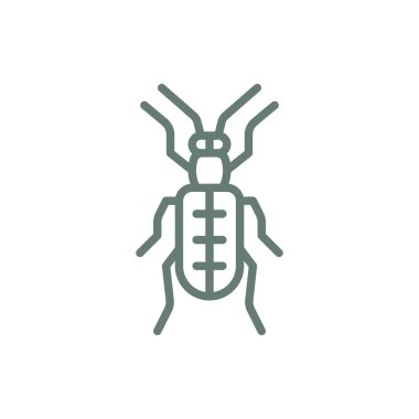 Böcek simgesi. Böcek simgesi. Düz biçim tasarım resimleme simgesini kavra.