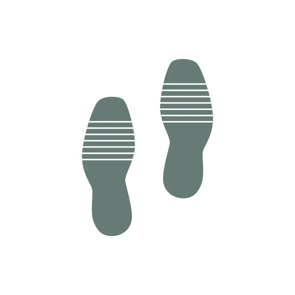 Footprint Icon Concept Flat Style Design Illustration Icon — Stock Photo, Image