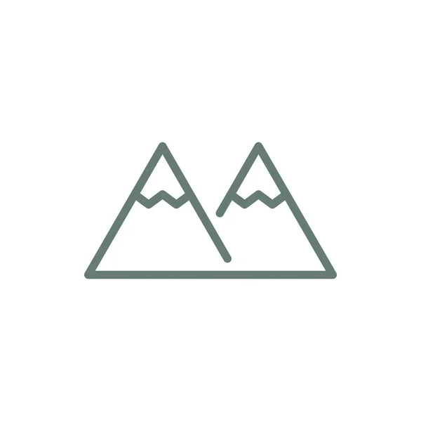 Mountain Icon Concept Flat Style Design Illustration Icon — Stock Photo, Image