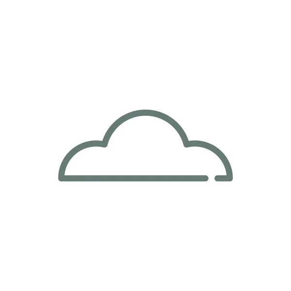 Cloud icon. Mood weather icon. Concept flat style design illustration icon.