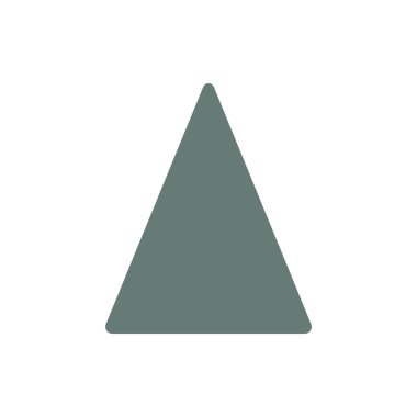 Ağaç simgesi. Ağaç sembolü Düz biçim tasarım resimleme simgesini kavra