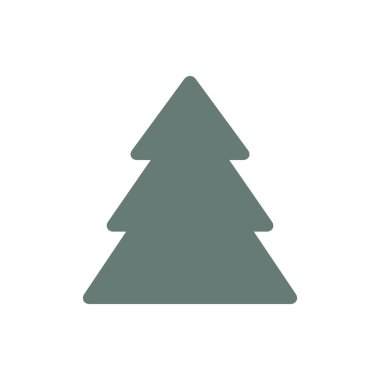 Ağaç simgesi. Ağaç sembolü Düz biçim tasarım resimleme simgesini kavra