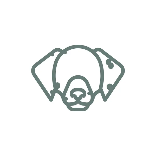 Dog Icon Concept Flat Style Design Illustration Icon — Stock Photo, Image