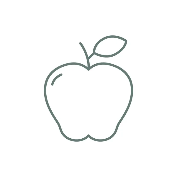 Apple Icon Concept Flat Style Design Illustration Icon — 스톡 사진