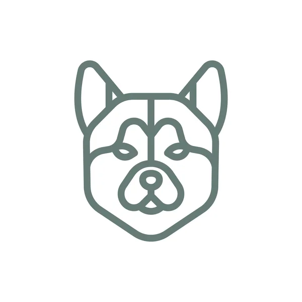 Hundesymbol Konzept Flacher Stil Design Illustration Symbol — Stockfoto