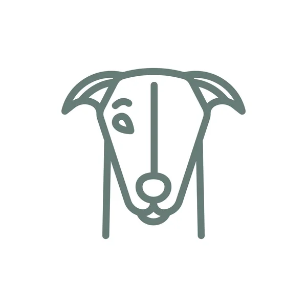 Dog Icon Concept Flat Style Design Illustration Icon — 스톡 사진