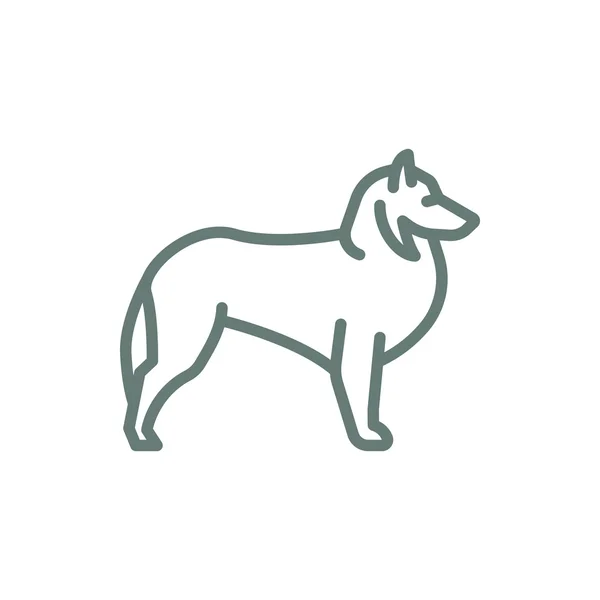 Dog Icon Concept Flat Style Design Illustration Icon — Stock Photo, Image