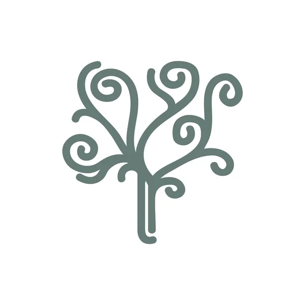 Icono Del Árbol Símbolo Del Árbol Icono Ilustración Diseño Estilo — Foto de Stock