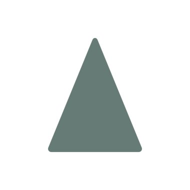 Ağaç simgesi. Ağaç sembolü Düz biçim tasarım resimleme simgesini kavra