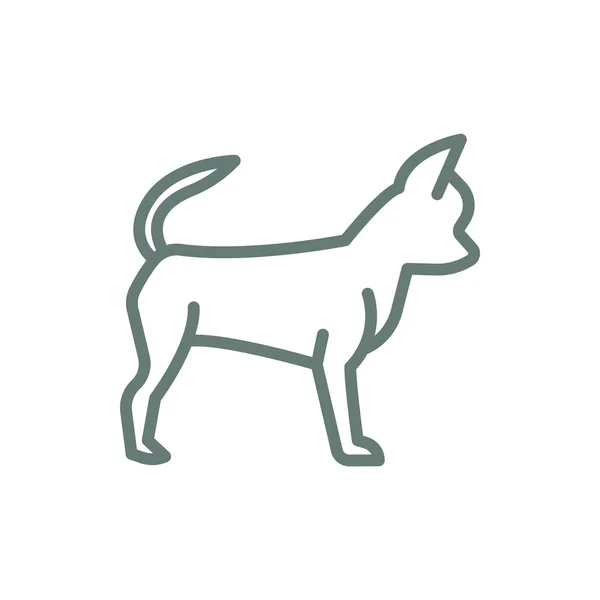 Hundesymbol Konzept Flacher Stil Design Illustration Symbol — Stockfoto