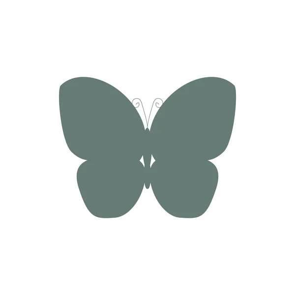 Butterfly Icon Concept Flat Style Design Illustration Icon — Stock Photo, Image