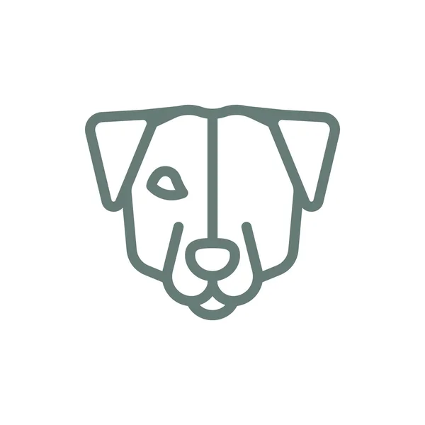 Hundesymbol Konzept Flacher Stil Design Illustration Symbol — Stockfoto