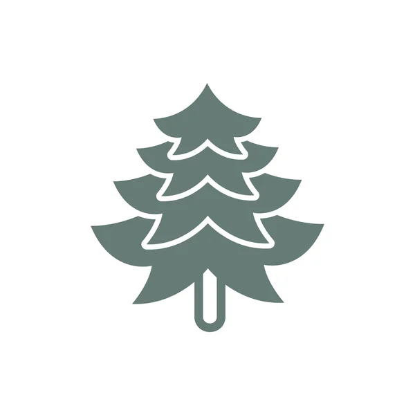 木のアイコン 木のシンボル コンセプトフラットスタイルデザインイラストアイコン — ストック写真
