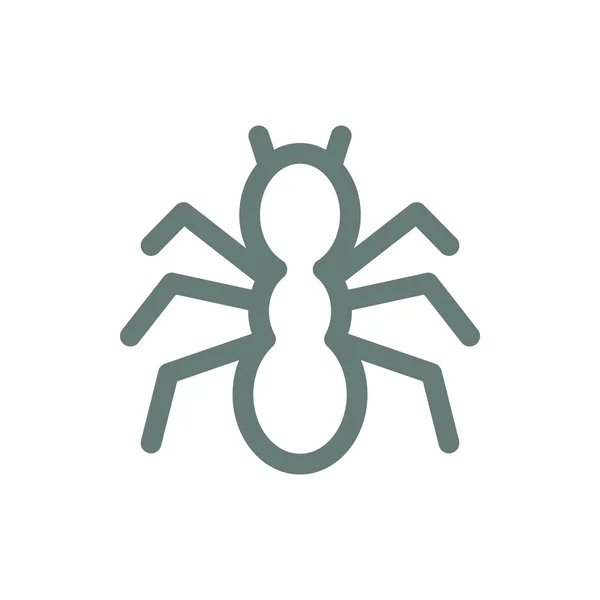 Karınca Simgesi Düz Biçim Tasarım Resimleme Simgesini Kavra — Stok fotoğraf
