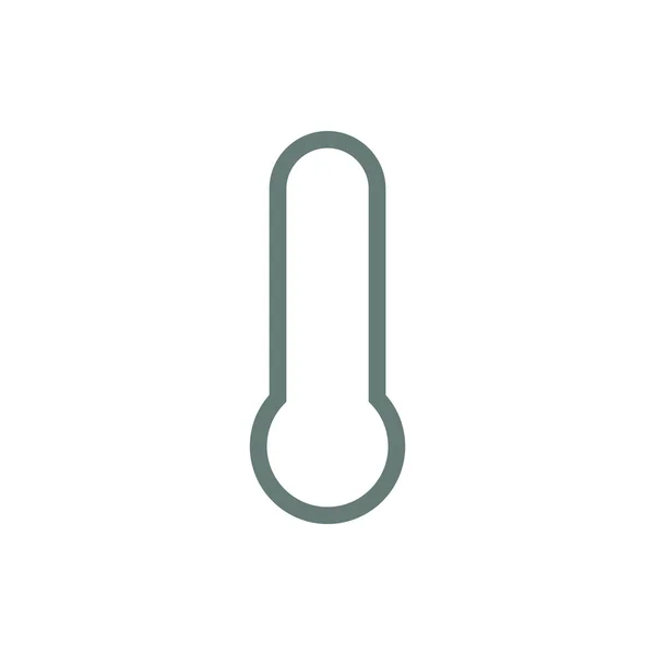 Θερμόμετρο Εικόνα Έννοια Επίπεδη Στυλ Σχεδιασμό Εικονογράφηση Εικόνα — Φωτογραφία Αρχείου