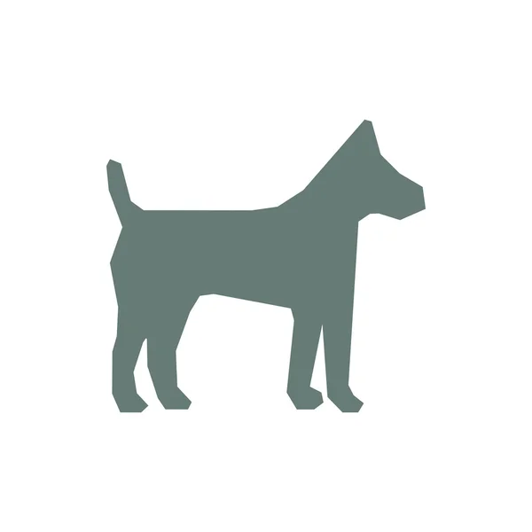 Dog Icon Concept Flat Style Design Illustration Icon — Stock Photo, Image