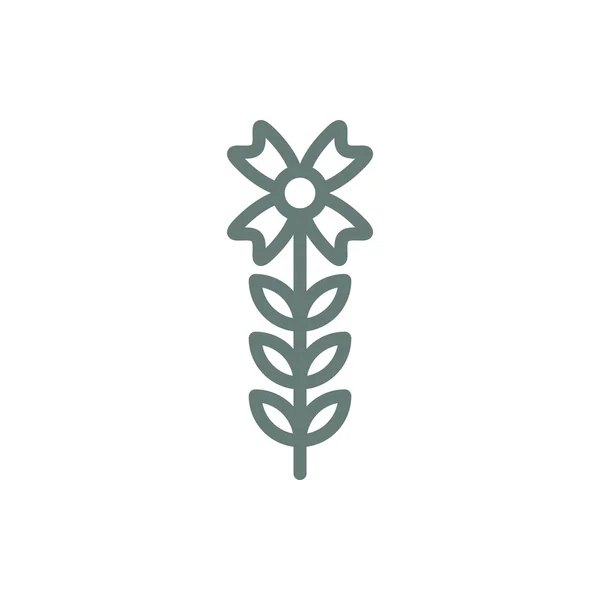 Blumensymbol Konzept Flacher Stil Design Illustration Symbol — Stockfoto