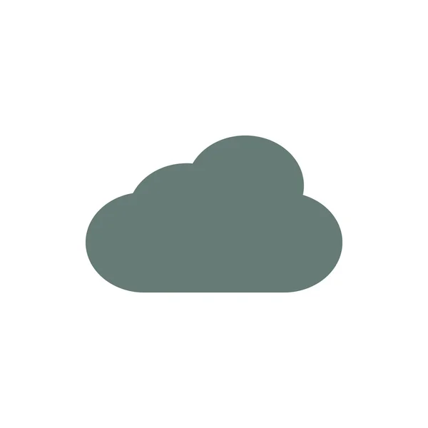 Cloud icon. Mood weather icon. Concept flat style design illustration icon.