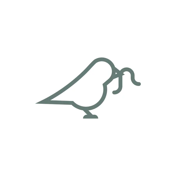 Bird Icon Concept Flat Style Design Illustration Icon — Stock Photo, Image