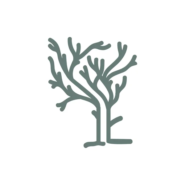 Ícone Árvore Símbolo Árvore Ícone Ilustração Design Estilo Plano Conceito — Fotografia de Stock
