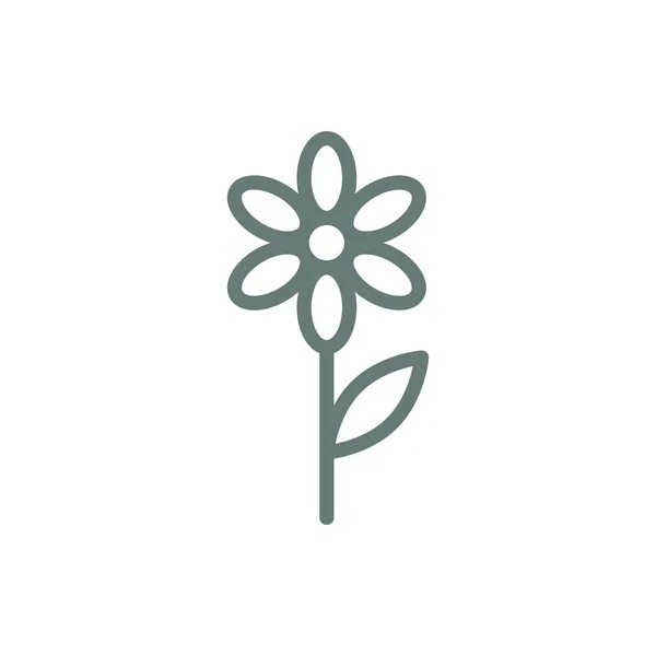 花のアイコン コンセプトフラットスタイルデザインイラストアイコン — ストック写真