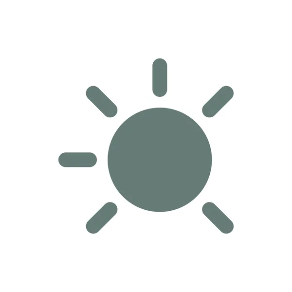 Sun Icon Concept Flat Style Design Illustration Icon — 스톡 사진