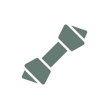 Köpek kemiği ikonu. Düz biçim tasarım resimleme simgesini kavra.