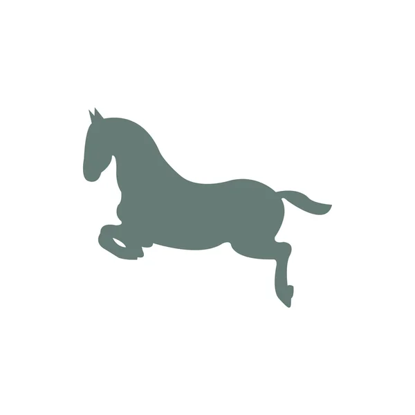 Paardenpictogram Concept Platte Stijl Illustratie Pictogram — Stockfoto