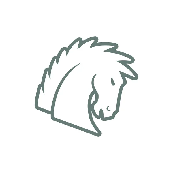 Horse Icon Concept Flat Style Design Illustration Icon — Stock Photo, Image