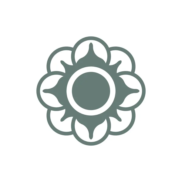 Flower Icon Concept Flat Style Design Illustration Icon — Stock Photo, Image