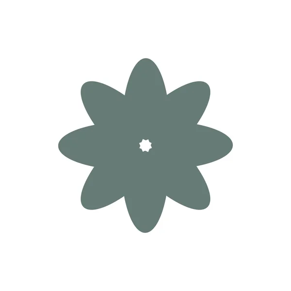 Virág Ikon Koncepció Lapos Stílusú Design Illusztráció Ikon — Stock Fotó